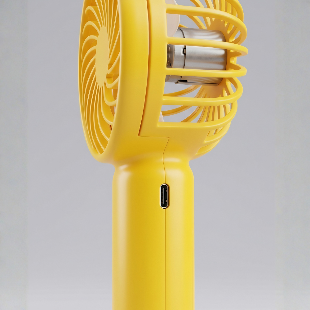 high speed portable mini turbo fan with type c fast charging পোর্টেবল মিনি টার্বো ফ্যান