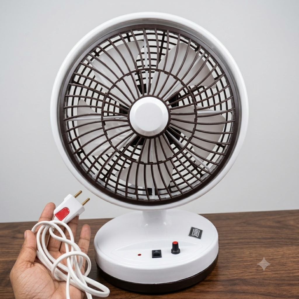 AC/DC rechargeble fan 12,000 mah