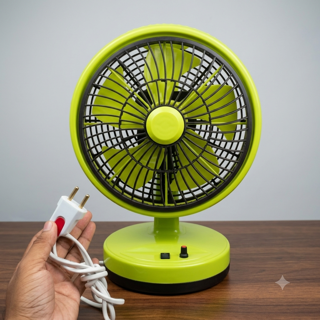 AC/DC rechargeble fan 6000 Mah