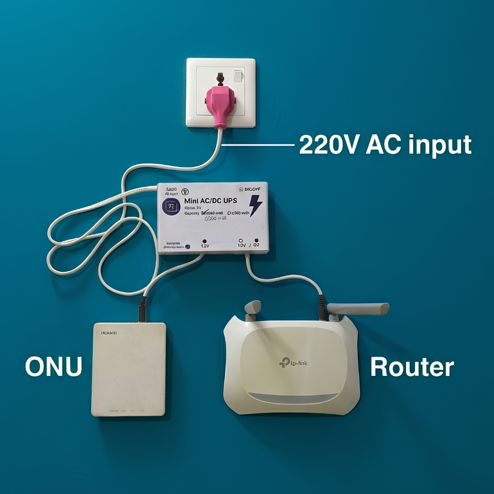 Router onu mini ups 4,000 mah Bangladesh - Image 2